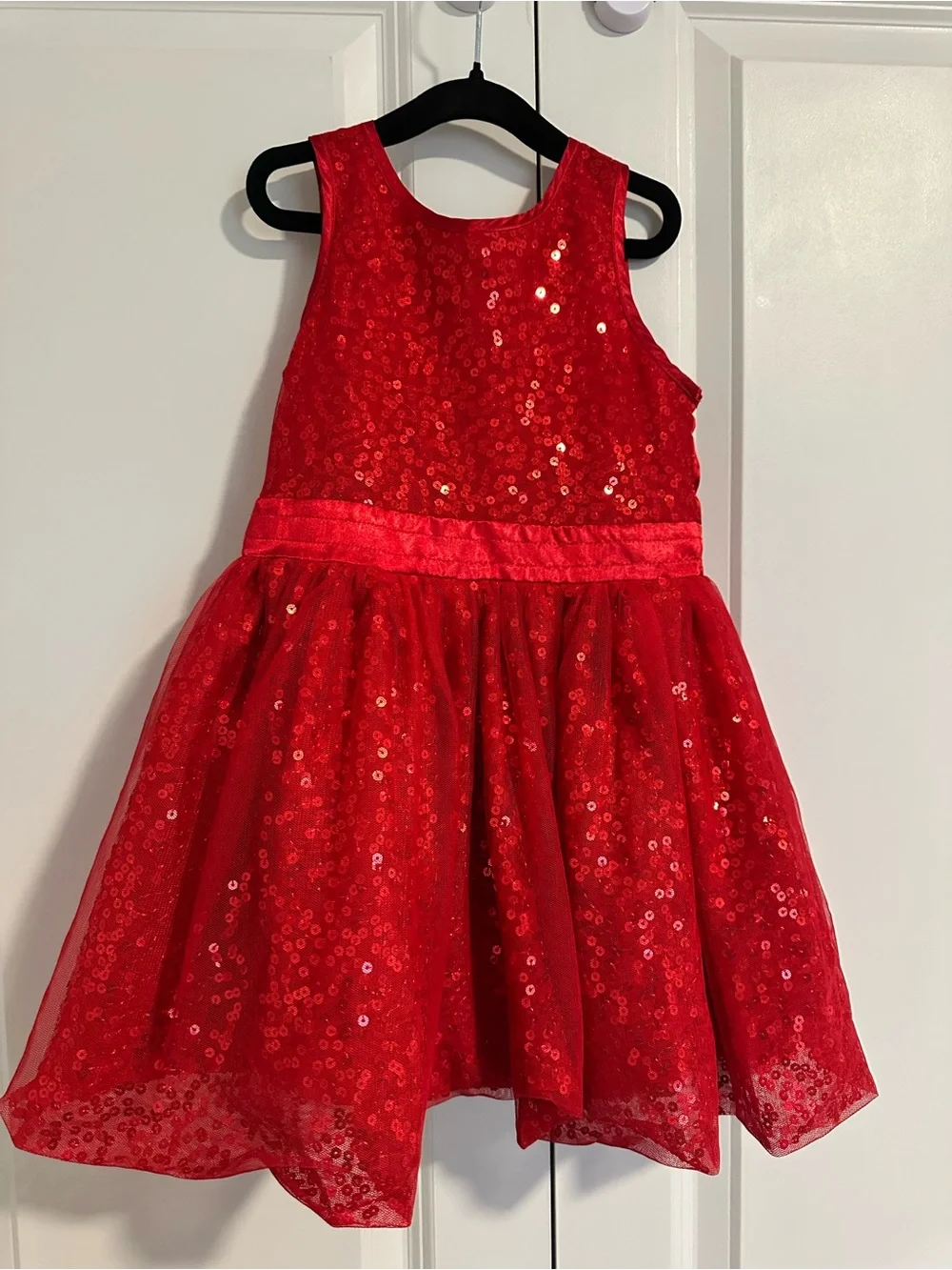 Cat & Jack Red Sequin Party Dress